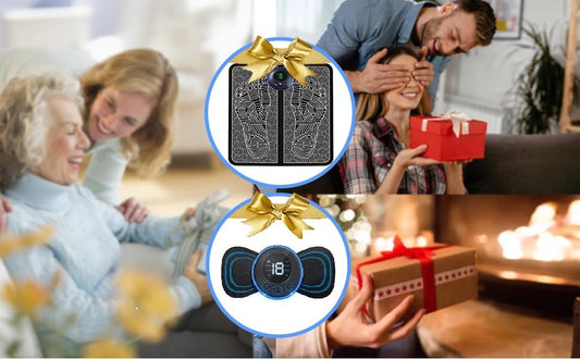 Portable Wireless Electric Foot Massager – Rechargeable Folding Pain Relief Mat with 8 Massage Modes & Intensity Levels