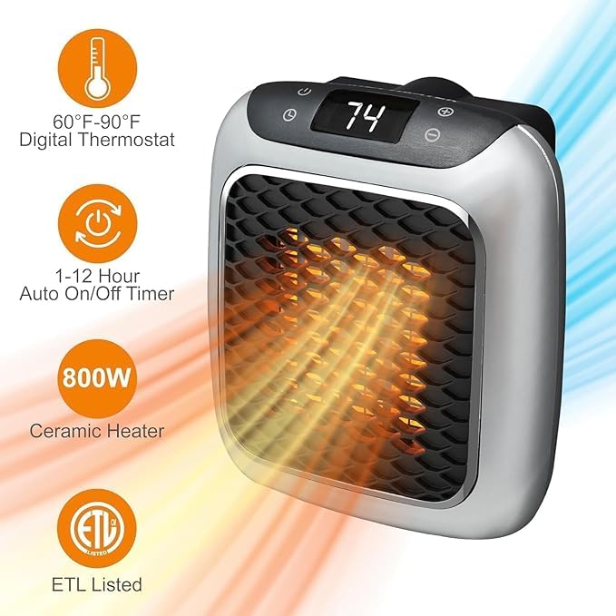 Portable Heater(Short Range Remote)